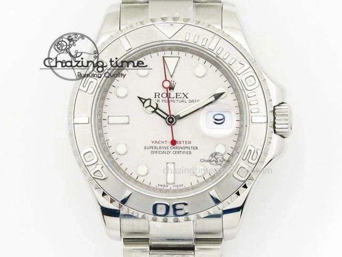 MiroTime 0226 GoodFit DayDate 40 SS JDF 904L Steel Silver Crystal Dial on President Bracelet VR3255 V3 (Gain Weight) 1431